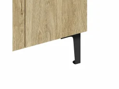 Zapatero en color madera con 2 puertas - estantes regulables 60 × 34,5 x 95 cm^Hauss Spole New