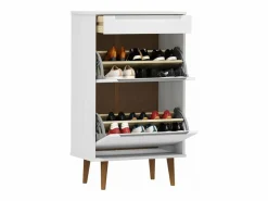 Zapatero MOLDE madera maciza de pino 59,5x35x103 cm ES415863^ Online