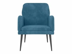 Zarina Sillón de terciopelo 62x79x79 cm^Garden Furniture Clearance