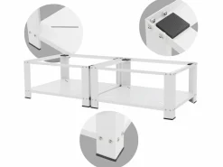 Zócalo lavadora doble con balda base 150 kg/soporte^ML-DESIGN Sale